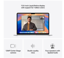 Apple MacBook Air 13.6" A3240 (2025) M4 Chip / 16GB Unified Memory / 512GB SSD / Silver – Excellent Grade minor scratch (Refurbished)