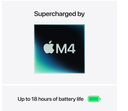 Apple MacBook Air 13.6" A3240 (2025) M4 Chip / 16GB Unified Memory / 512GB SSD / Silver – Excellent Grade minor scratch (Refurbished)