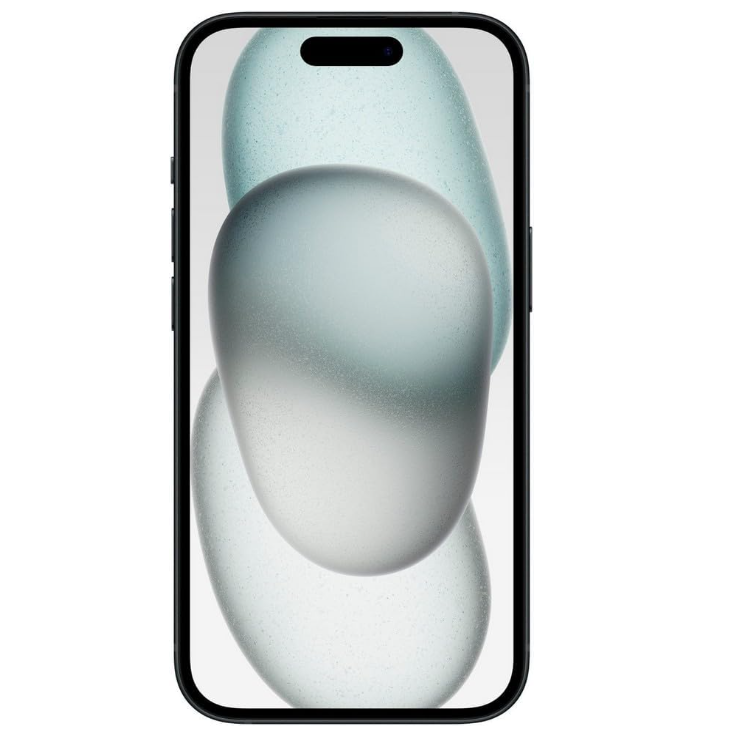 iPhone 15 128GB DS Black A Grade above 80% Battery Health( Refurbished )