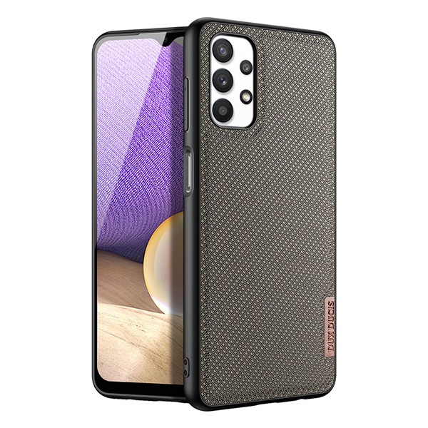 DUX DUCIS Fino Samsung A52s/A52 5G/4G Premium Reflective Woven Texture Phone Cover Case Black
