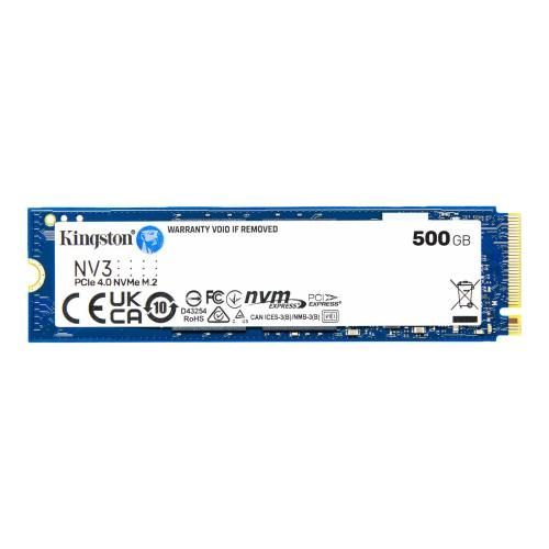 Kingston NV3 500GB M.2 NVMe PCIe 4.0 SSD/Solid State Drive