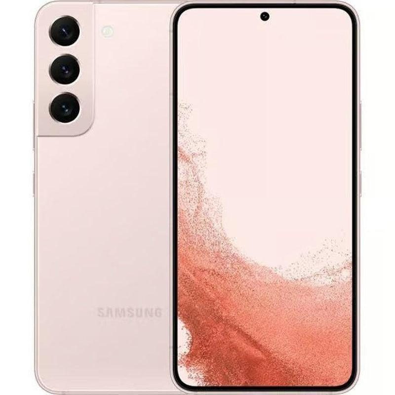 Samsung Galaxy S22+ Plus SM-S906U SS+eSim 128GB with 8GB RAM Pink Gold Refurbished New