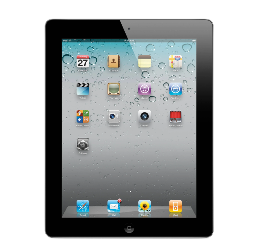 iPad 2nd Gen (2011) 9.7" Wi-Fi Only 16GB A1395 Black A Grade above 80% Battery Health (Refurbished)