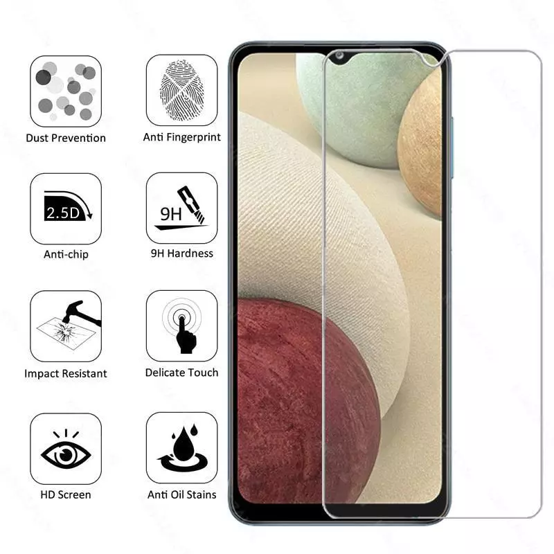 [V02]Samsung A07 OG Golden Armor High Quality 9H Tempered Glass Screen Protector