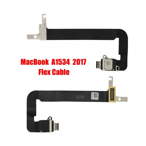 [BE]USB-C DC Power Jack Charging Port Flex for Apple MacBook A1534 2016 2017 USB-C Port