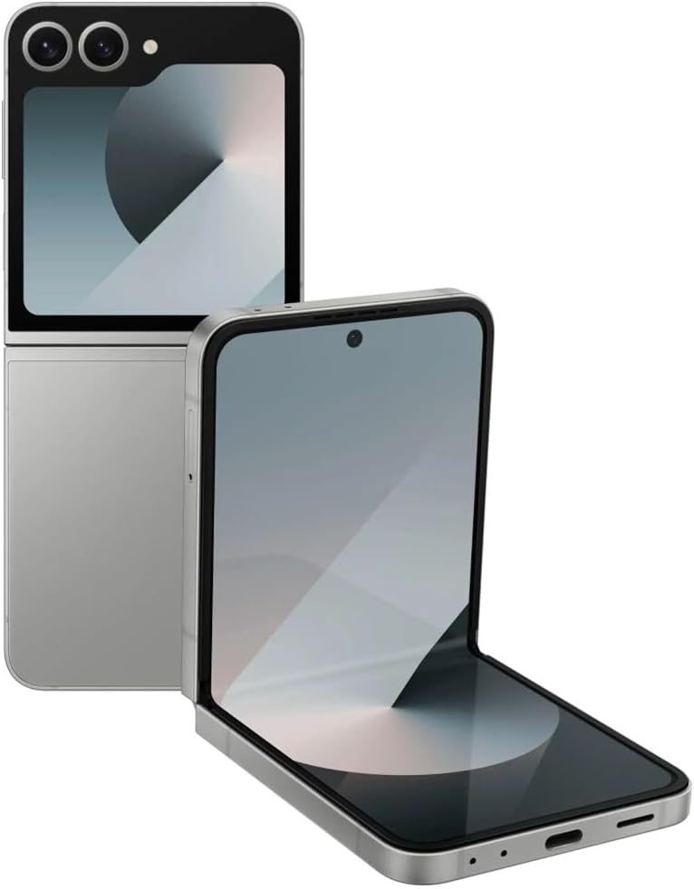 Samsung Galaxy Z Flip 6 SS+eSim 256GB with 12GB RAM Silver Shadow A Grade (Refurbished)