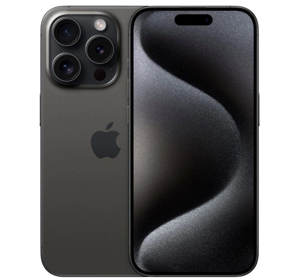 iPhone 15 Pro 256GB Sim+eSim Black Titanium A Grade above 80% Battery Health( Refurbished )