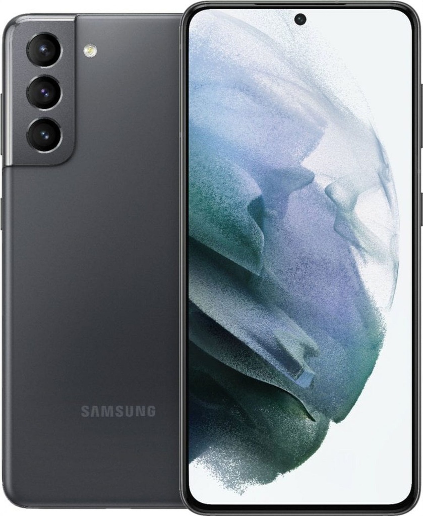 Samsung Galaxy S21 5G 128GB with 8GB RAM SS+eSim Phantom Gray Excellent Grade frame scratch ( Refurbished )