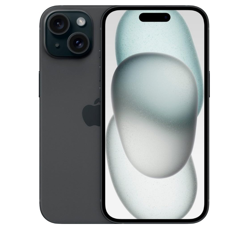 iPhone 15 128GB DS Black A Grade above 80% Battery Health( Refurbished )