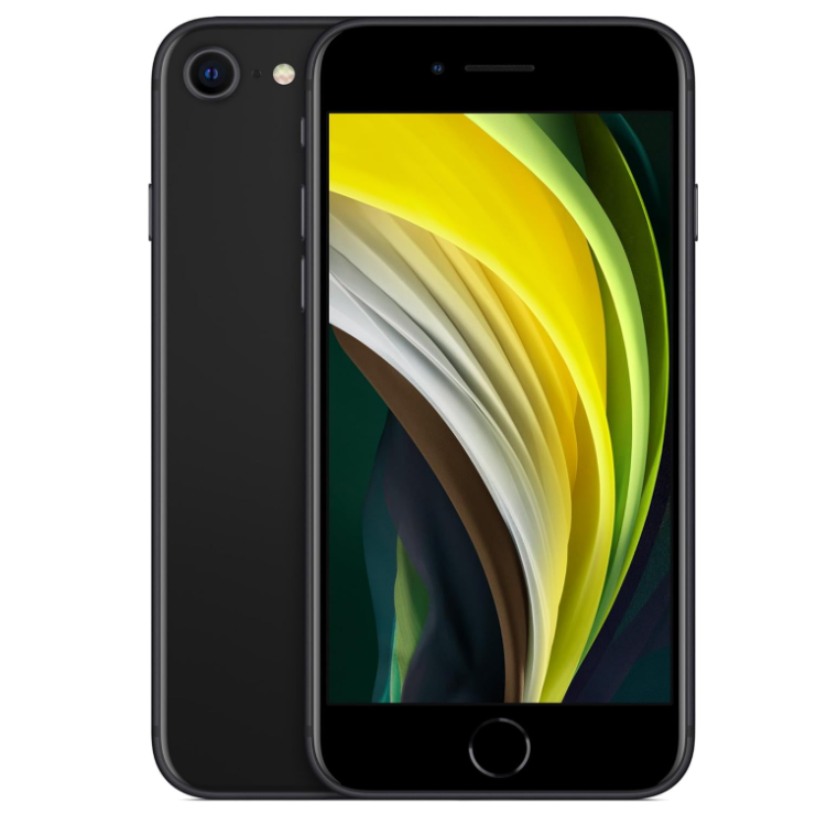 iPhone SE (2nd Gen) 2020 128GB SS+eSim Black A Grade above 80% Battery Health( Used )