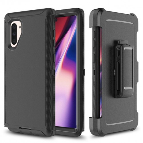 [M0600090049] iPhone 11 Pro Max 6.5" ShockProof Phone Case with Belt Clip (Adventurer) Black 
