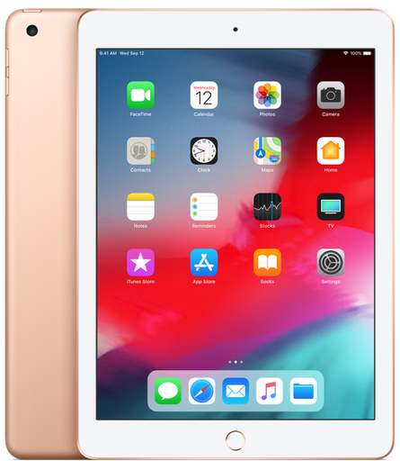 [T0010010683] iPad 5th Gen 9.7" Cellular + Wi-Fi 32GB Gold A1823 A Grade above 90% Battery Health(Refurbished)