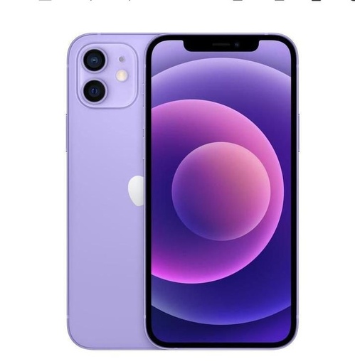 [M0010010805] iPhone 12 64GB Purple A Grade 100% Battery Health( Refurbished ) - Face ID not work
