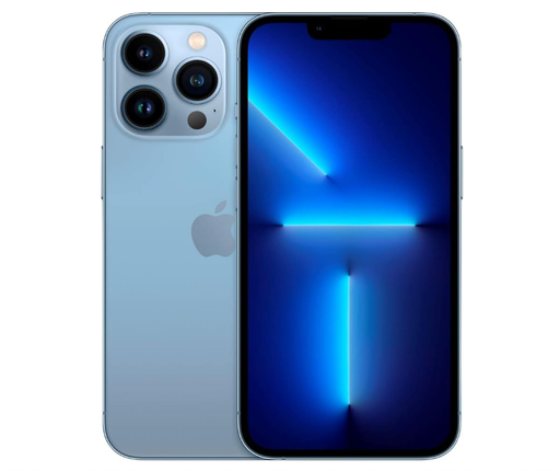 [M0010011117] iPhone 13 Pro Max 128GB SS+eSim Sierra Blue A Grade 100% Battery Health( Refurbished )