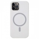 iPhone 12 Pro Max MagSafe Magnetic Phone Case Soft Silicone Back Cover White
