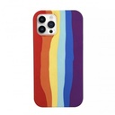 iPhone 7- Rainbow Silicone Phone Cover Case (Red-Orange-Yellow)
