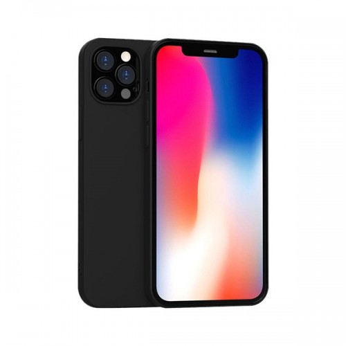 [UA07]Silicone phone case without ring for iPhone 13 Black