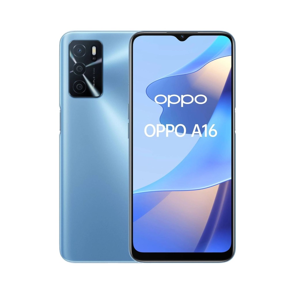 OPPO A16S COH2271 DS 4GB/64GB Pearl Blue - A Grade (Refurbished)