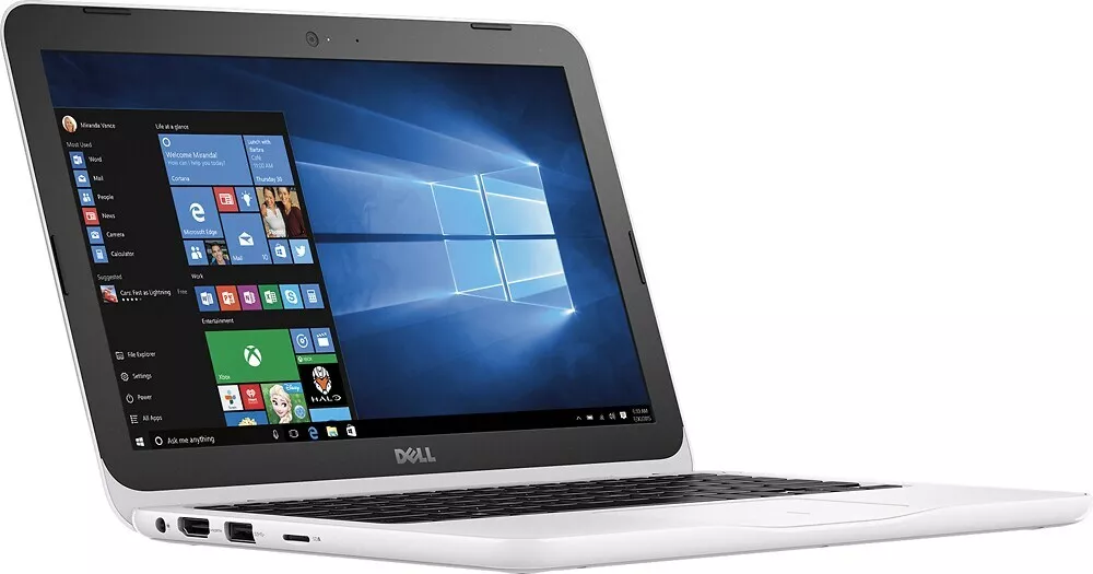 Dell Inspiron 11-3162 Laptop Celeron N3060@1.60GHZ 4GB RAM 32GB White  (Refurbished)