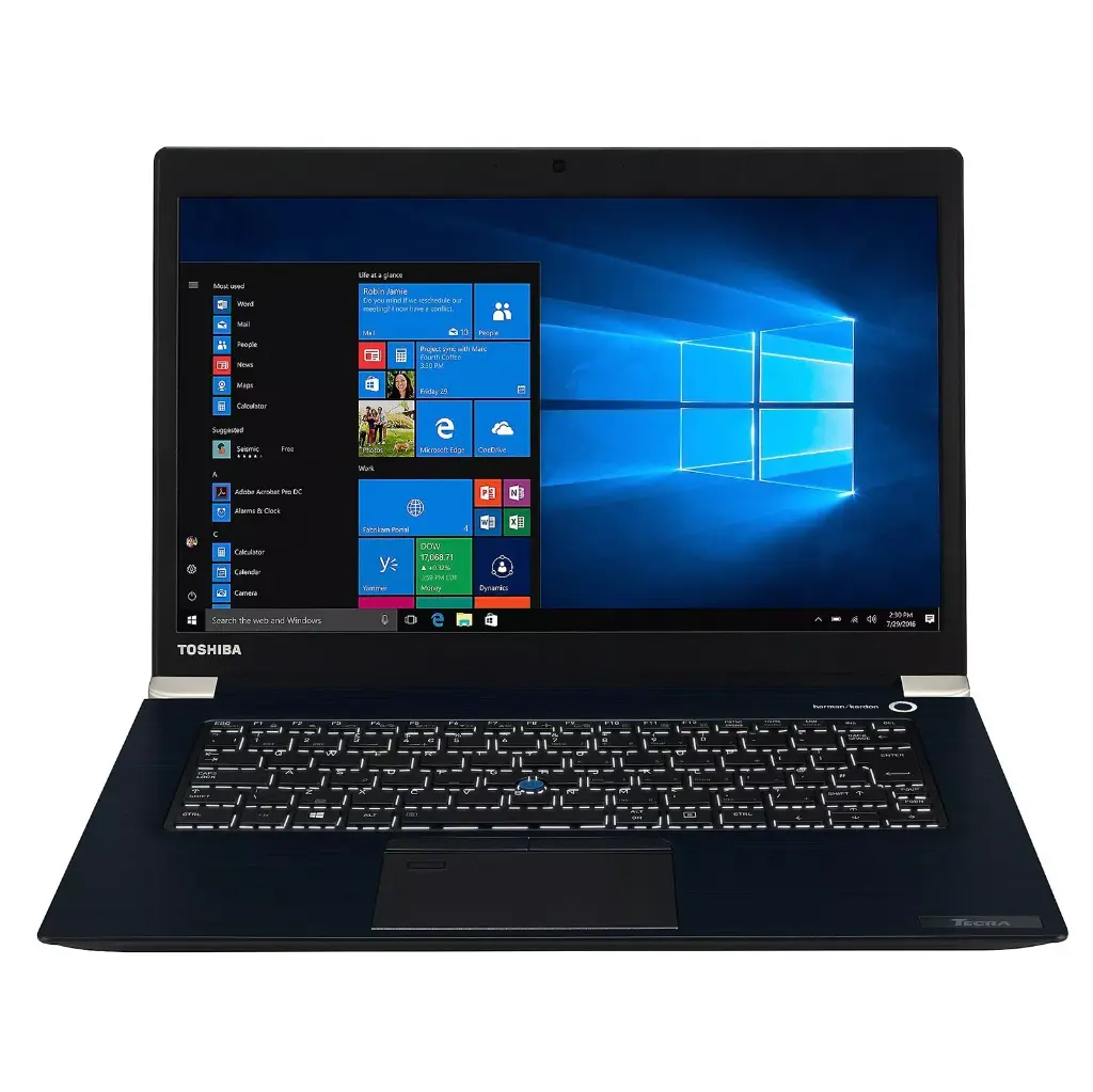 Toshiba Tecra X40w-E 14" Touch Laptop - Intel Core i5-8250U 1.6Ghz 16GB 500GB NVME Integrated graphics WEBCAM WIN 11 Pro - A Grade(Refurbished) - NEW BATTERY