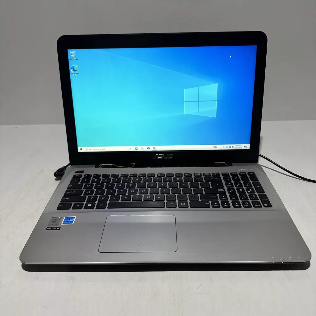 Asus VM510L Laptop i7-5500U @2.4GHz 4GB RAM 120GB SSD+1TB HDD Win 10 Pro with adapter A Grade ( Refurbished)