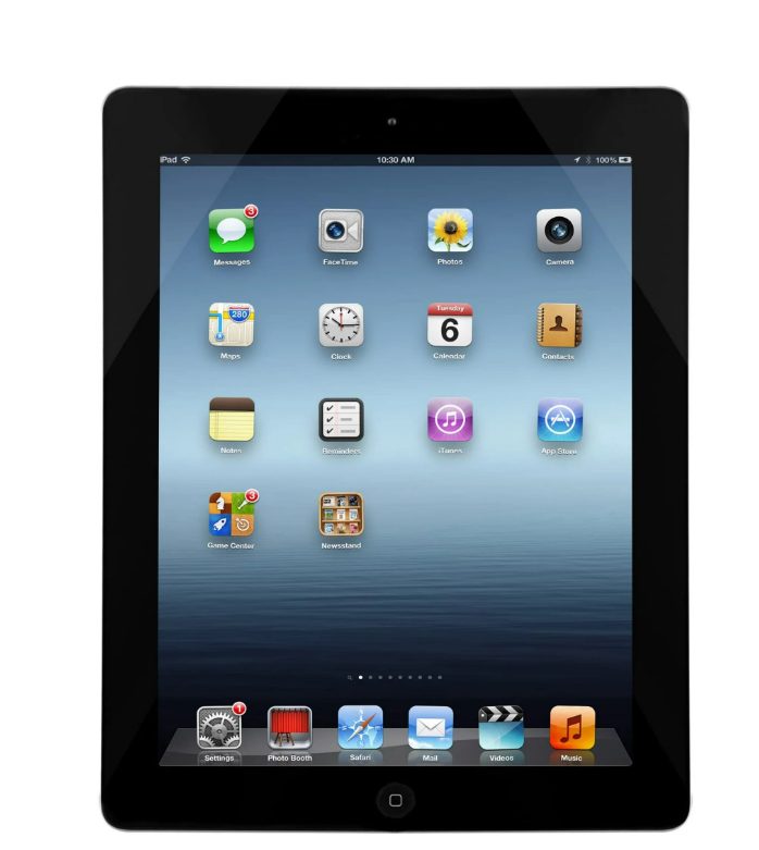 iPad 4th 9.7" Wi-Fi Only 16GB Black A1458 A Grade above 90% Battery Health(Refurbished)