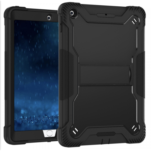 [T0420090043] iPad 10.9'' (10th, 2022) Case | Shockproof Rugged Armor Tablet Cover with Kickstand – Black